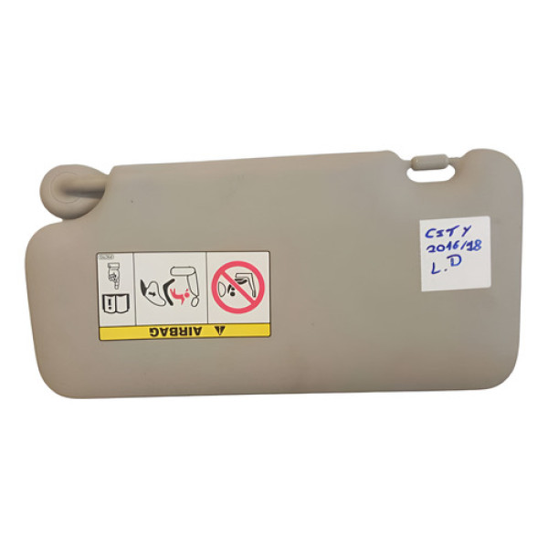 Quebra Sol Direito Com Espelho Honda City 2016 A 2018