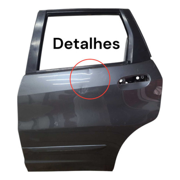 Porta Traseira Esquerda Honda Fit 2004/2008 Com Detalhes Ama