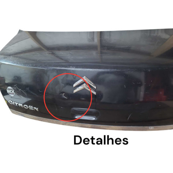 Tampa Traseira Citroën C4 Pallas 2008/2014 Com Detalhes